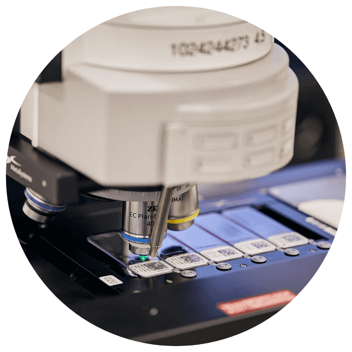 A machine performing cytogenetics lab services